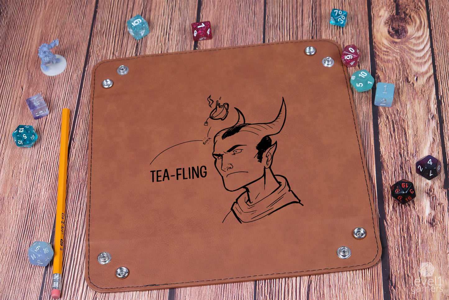Tea-Fling Dice Tray Dice Trays Level 1 Gamers