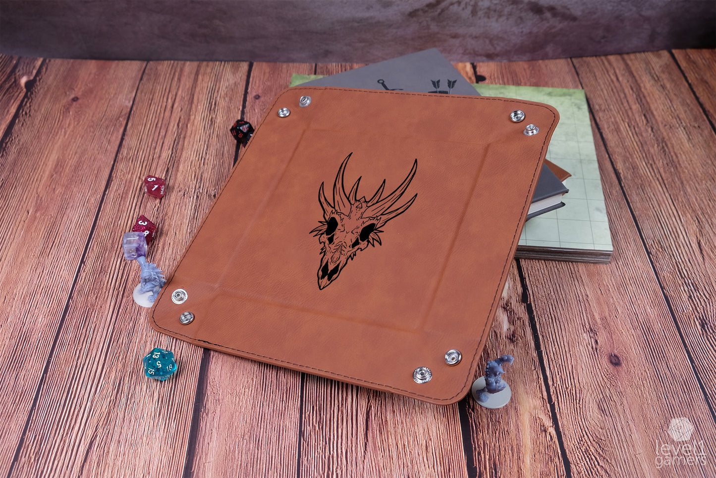 Dragon Skull Dice Tray Dice Trays Level 1 Gamers