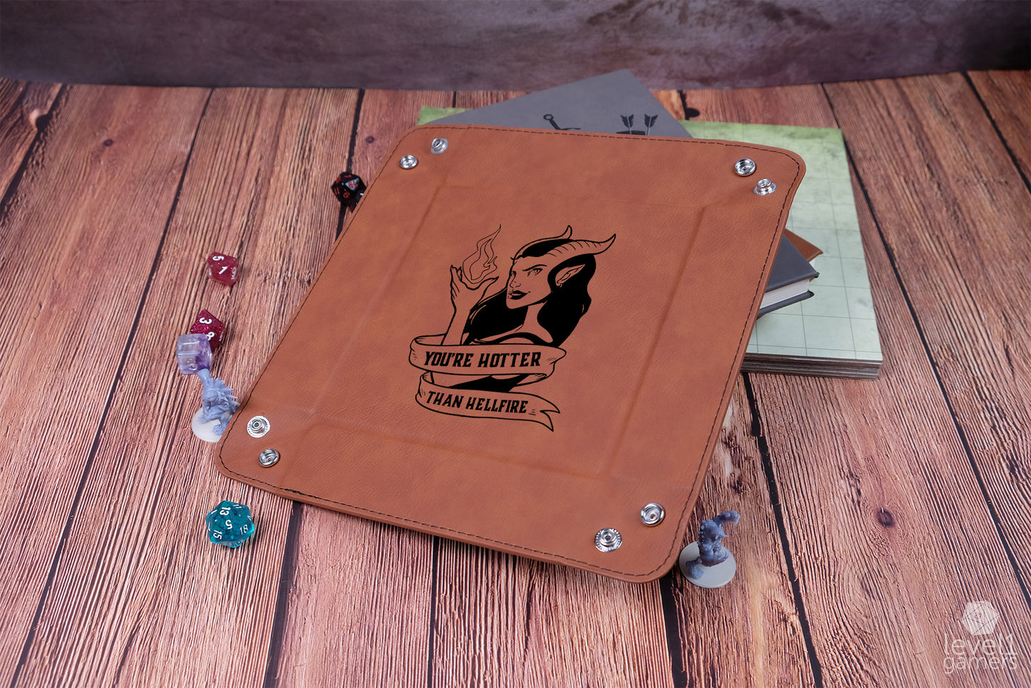 Hotter Than Hellfire Dice Tray Dice Trays Level 1 Gamers