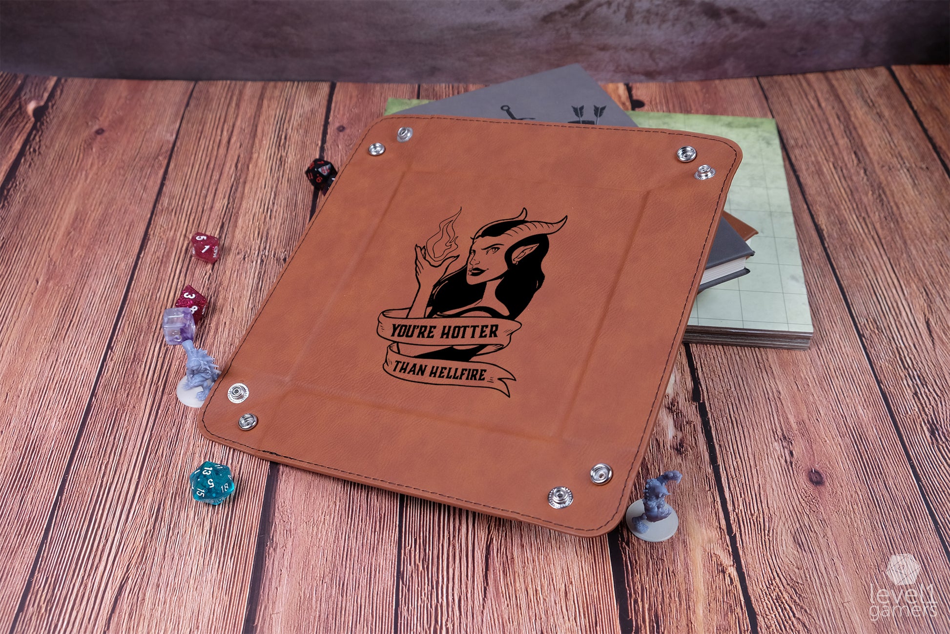 Hotter Than Hellfire Dice Tray Dice Trays Level 1 Gamers