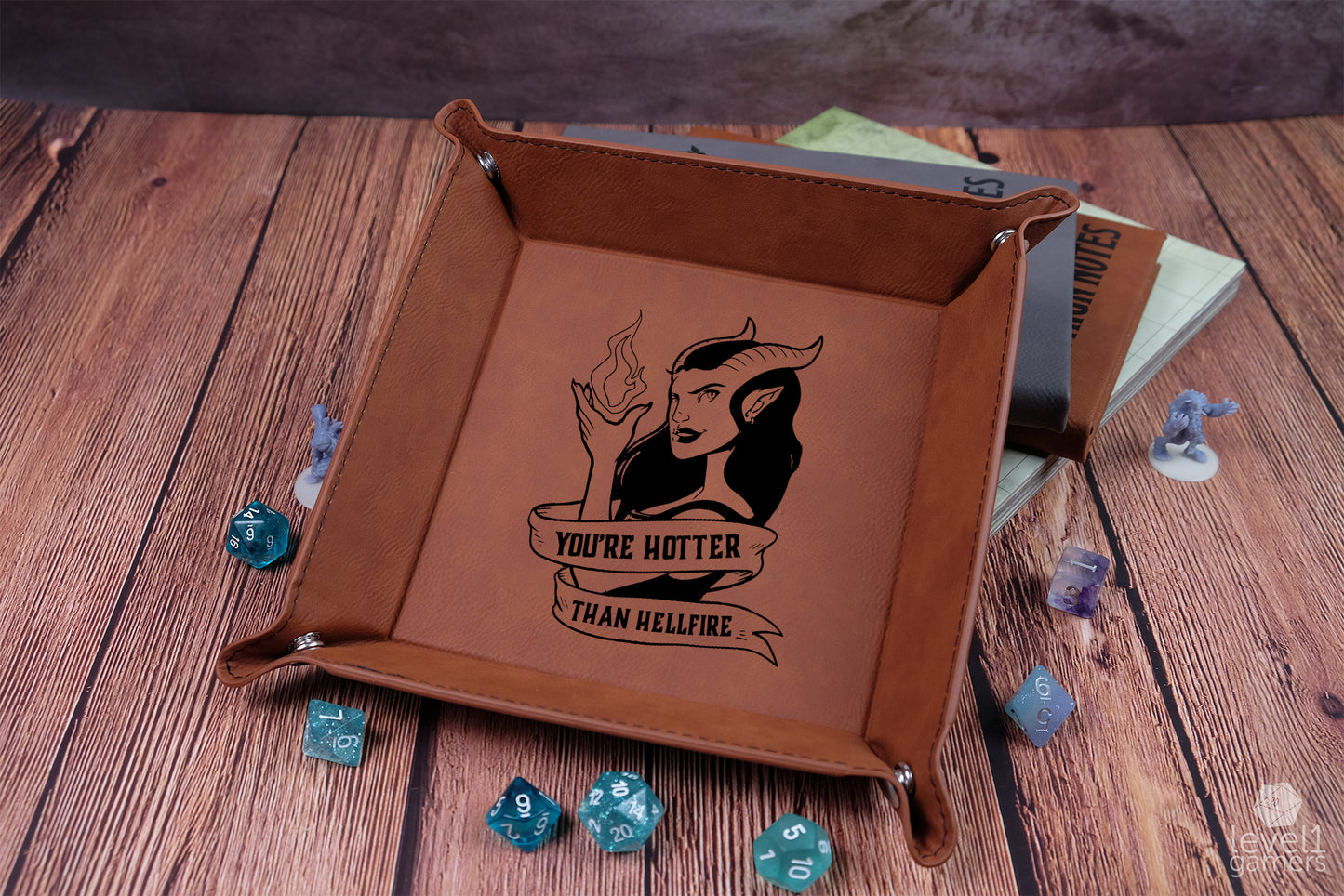 Hotter Than Hellfire Dice Tray Dice Trays Level 1 Gamers