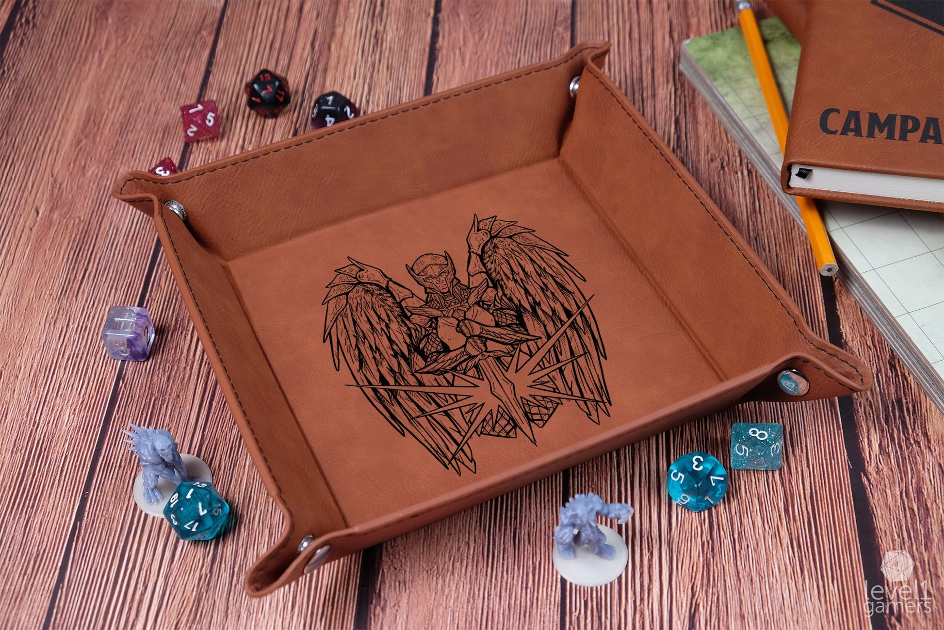 Angel Of Justice Dice Tray Dice Trays Level 1 Gamers