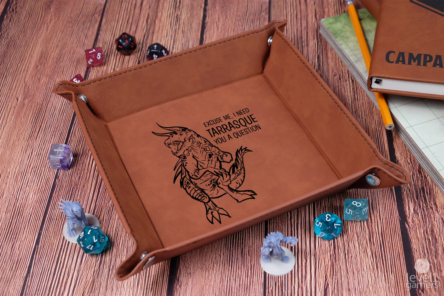 Tarrasque Dice Tray Dice Trays Level 1 Gamers