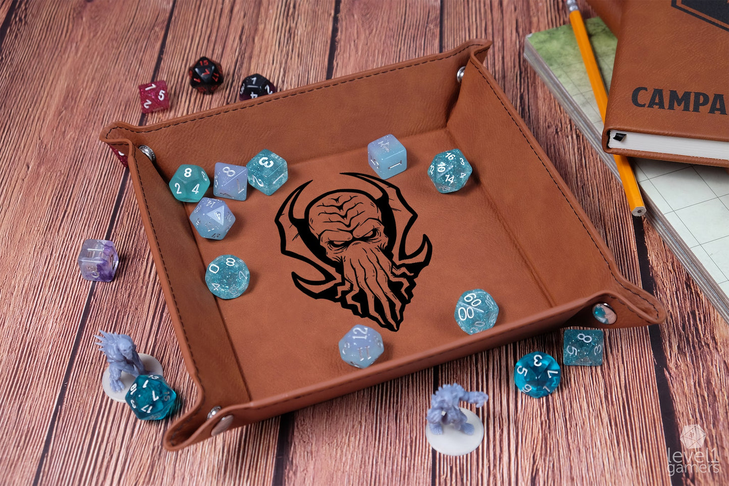 Mind Flayer Dice Tray Dice Trays Level 1 Gamers