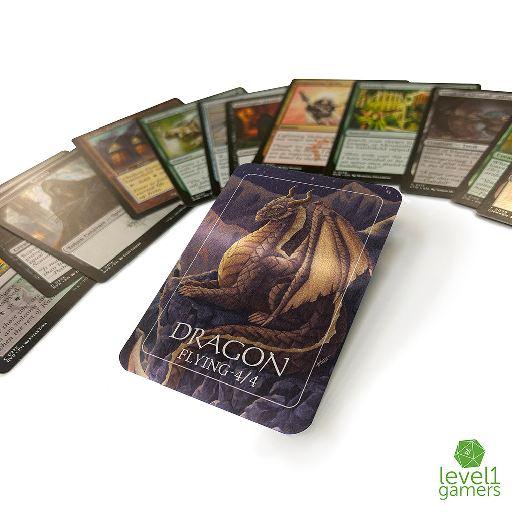 Dragon - Metal Token Magic Card Level 1 Gamers