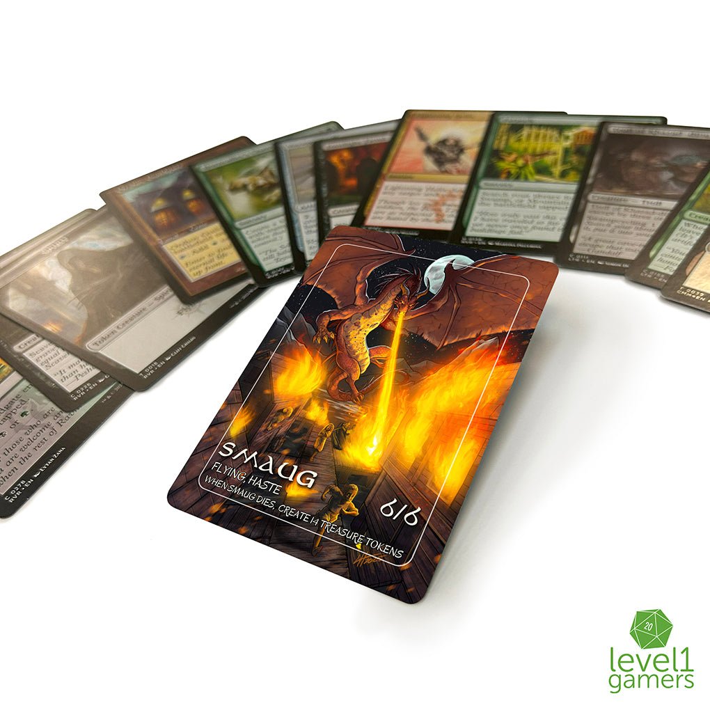 Smaug Token Magic Card Pack (5 Cards) Level 1 Gamers