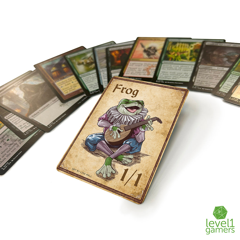 Frog Token Magic Card Pack (5 Cards) - Preorder Level 1 Gamers