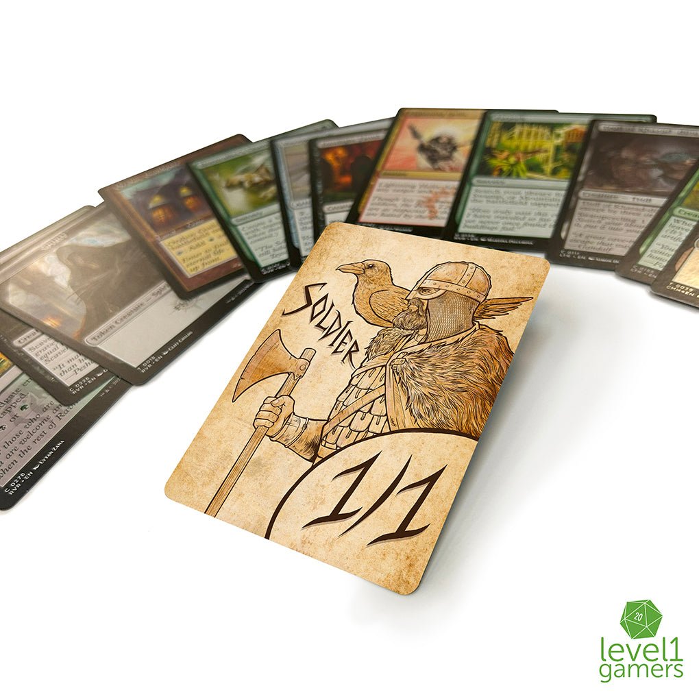 Viking Soldier Token Magic Card Pack (5 Cards) Level 1 Gamers