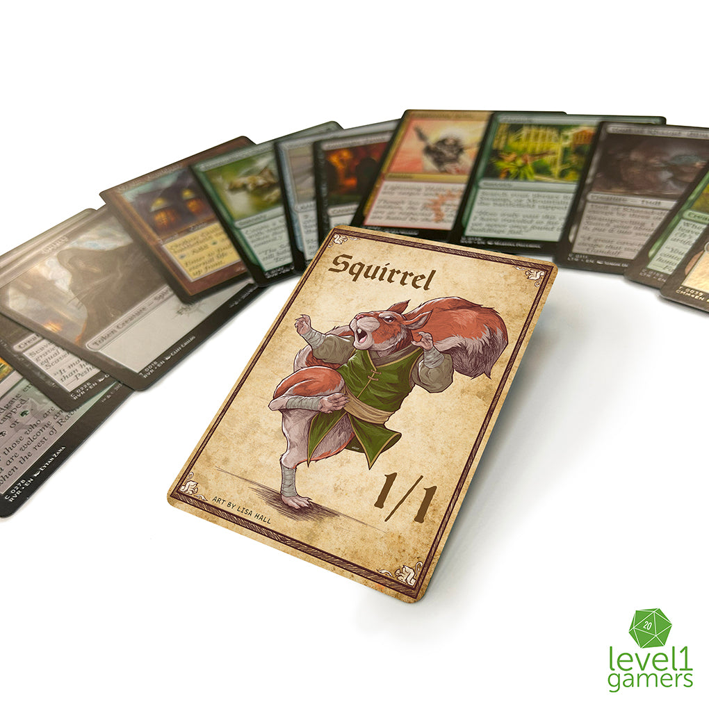 Squirrel Token Magic Card Pack (5 Cards) - Preorder Level 1 Gamers