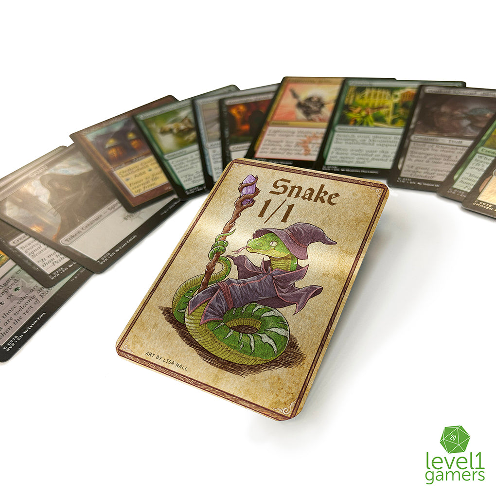 Snake - Metal Token Magic Card Level 1 Gamers