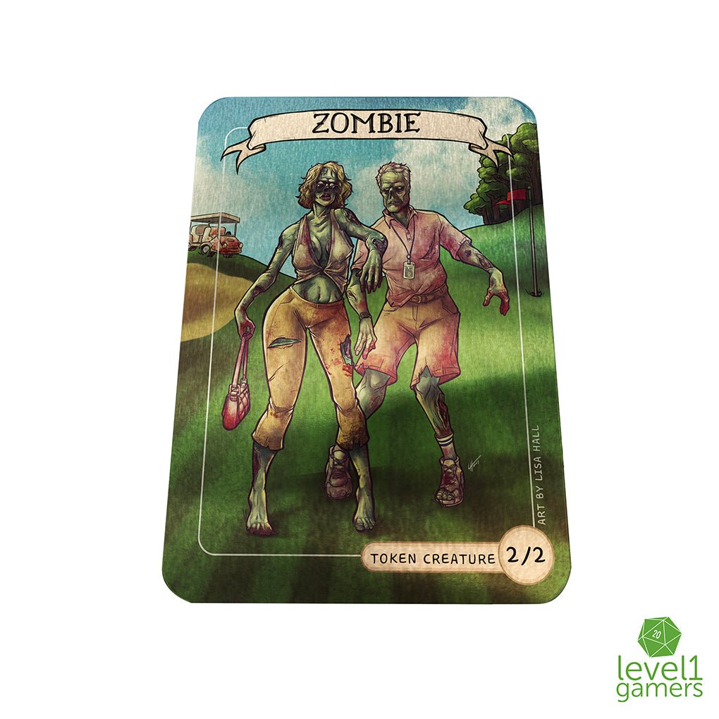 Zombie - Metal Token Magic Card Level 1 Gamers