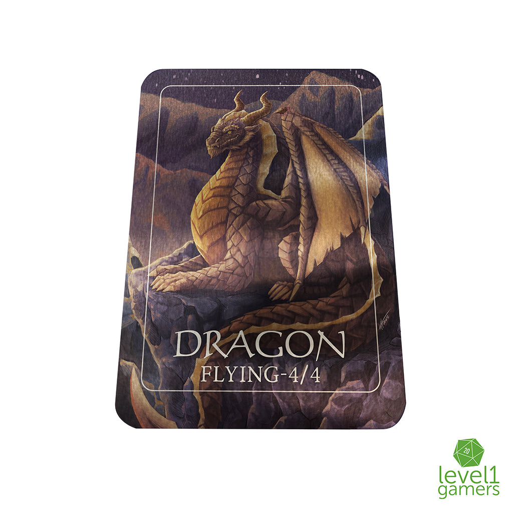 Dragon - Metal Token Magic Card Level 1 Gamers