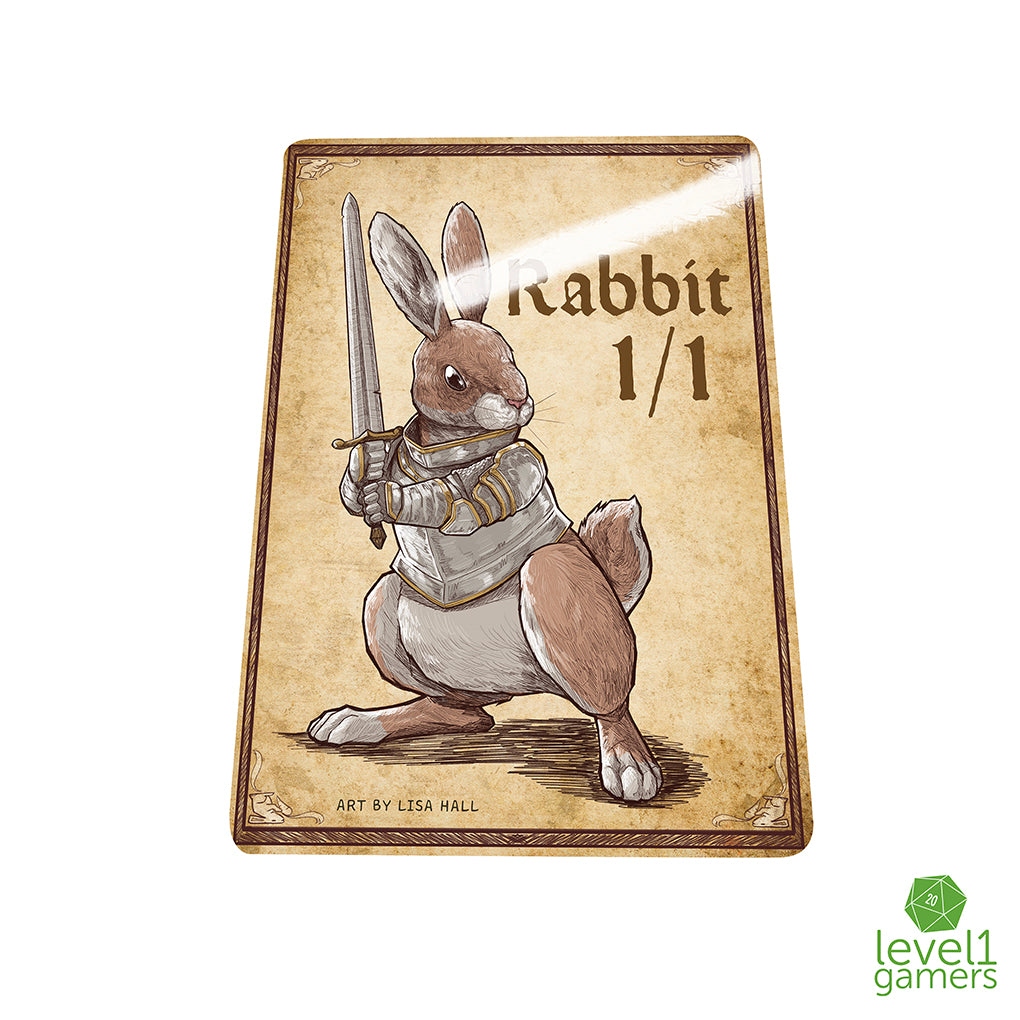 Rabbit Token Magic Card Pack (5 Cards) - Preorder Level 1 Gamers