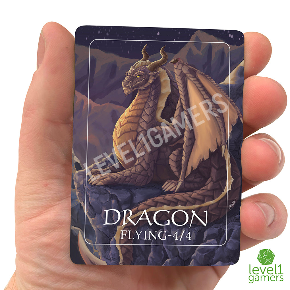 Dragon Token Magic Card Pack (5 Cards) - Preorder Level 1 Gamers
