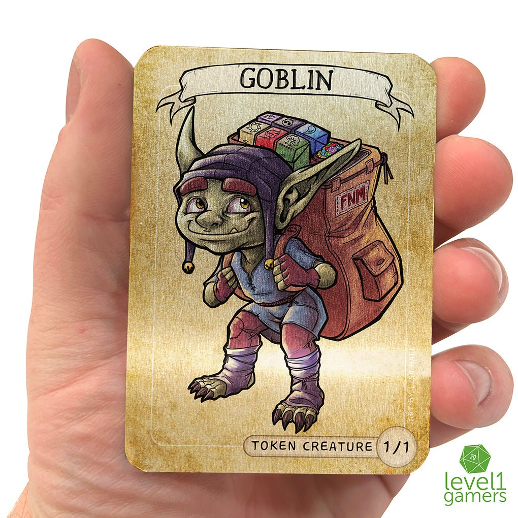 Goblin - Metal Token Magic Card Level 1 Gamers