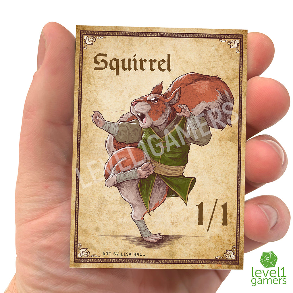 Squirrel Token Magic Card Pack (5 Cards) - Preorder Level 1 Gamers