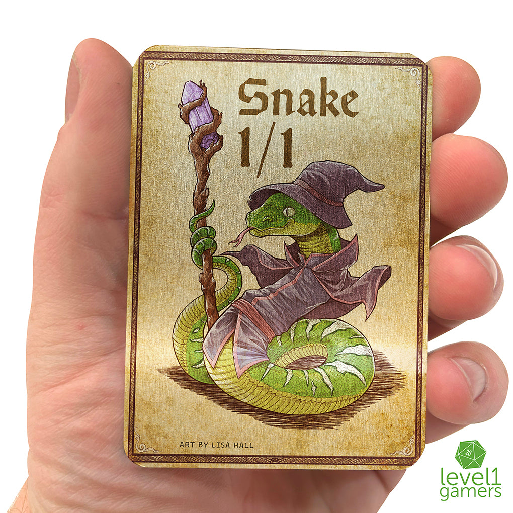 Snake - Metal Token Magic Card Level 1 Gamers