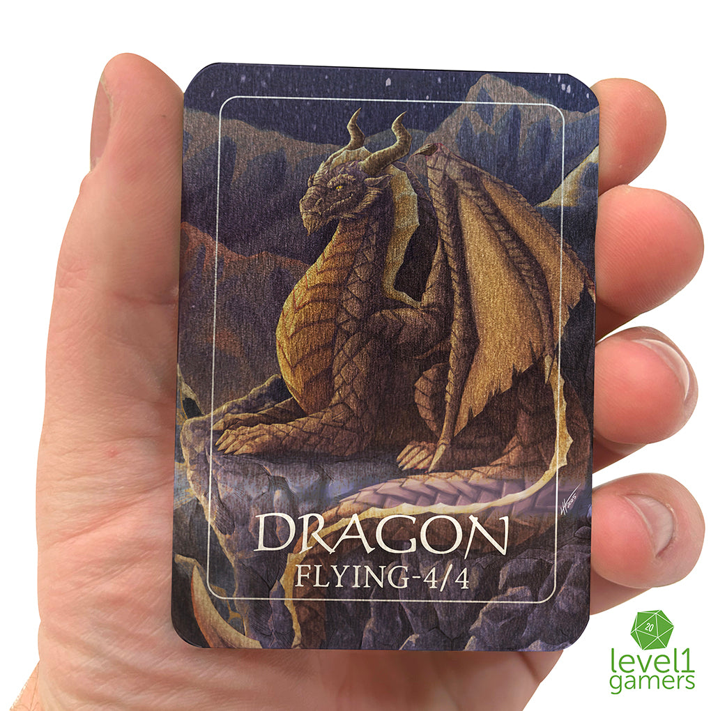 Dragon - Metal Token Magic Card Level 1 Gamers