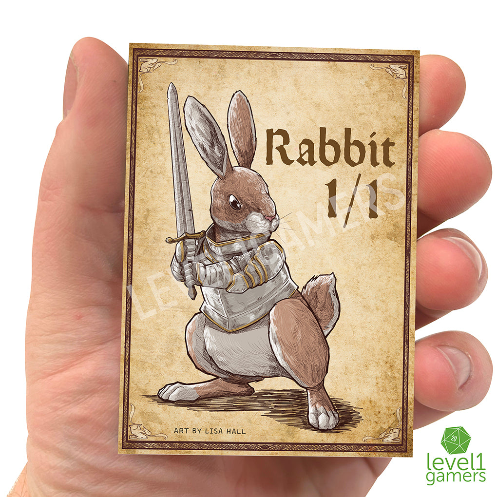 Rabbit Token Magic Card Pack (5 Cards) - Preorder Level 1 Gamers
