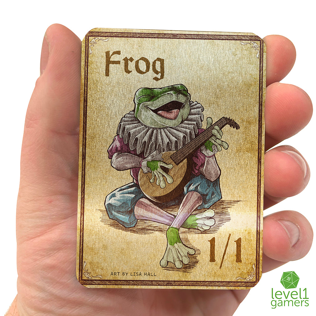 Frog - Metal Token Magic Card Level 1 Gamers Frog - Metal Token Magic Card Level 1 Gamers