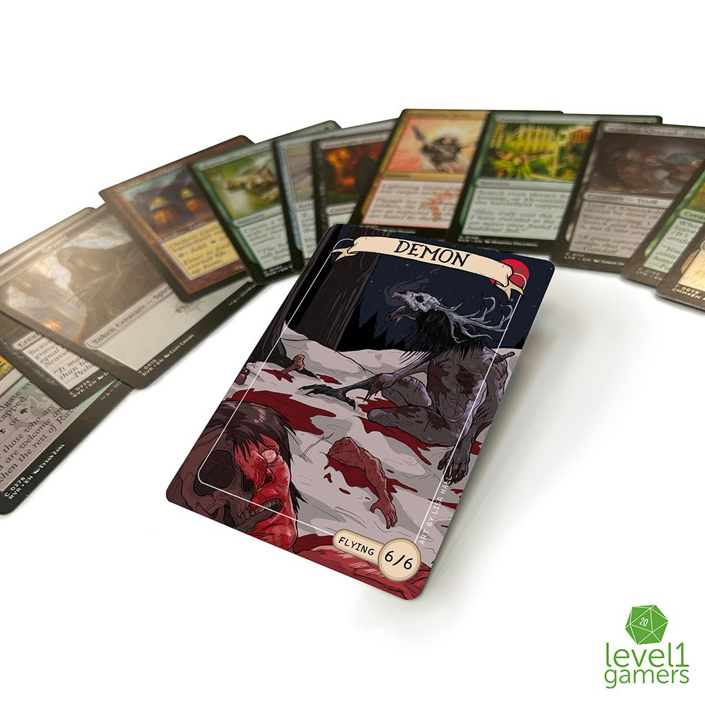 Demon - Token Magic Card Pack (5 Cards) Level 1 Gamers