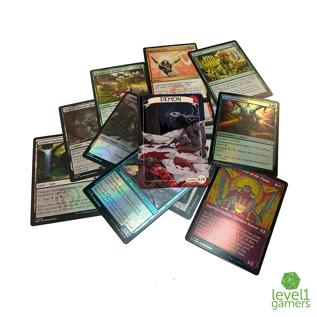 Demon - Token Magic Card Pack (5 Cards) Level 1 Gamers