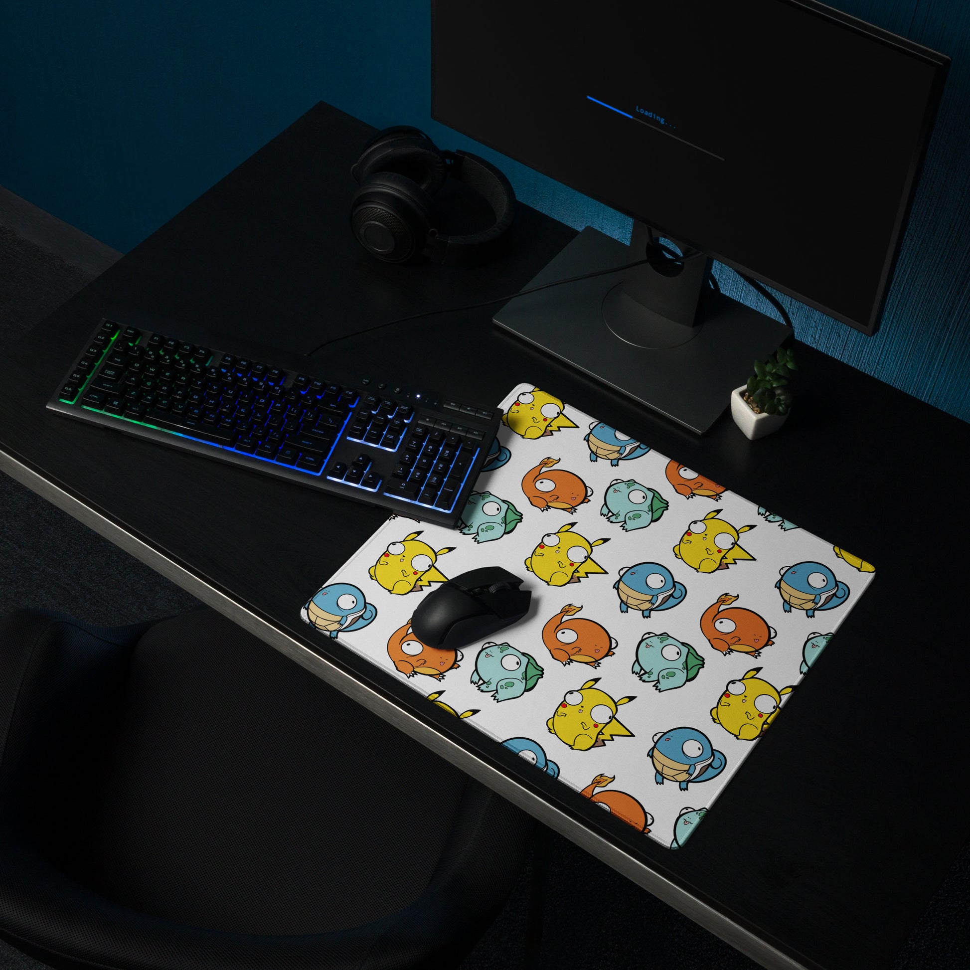 Pokederps Gaming mouse pad  Level 1 Gamers 18″×16″