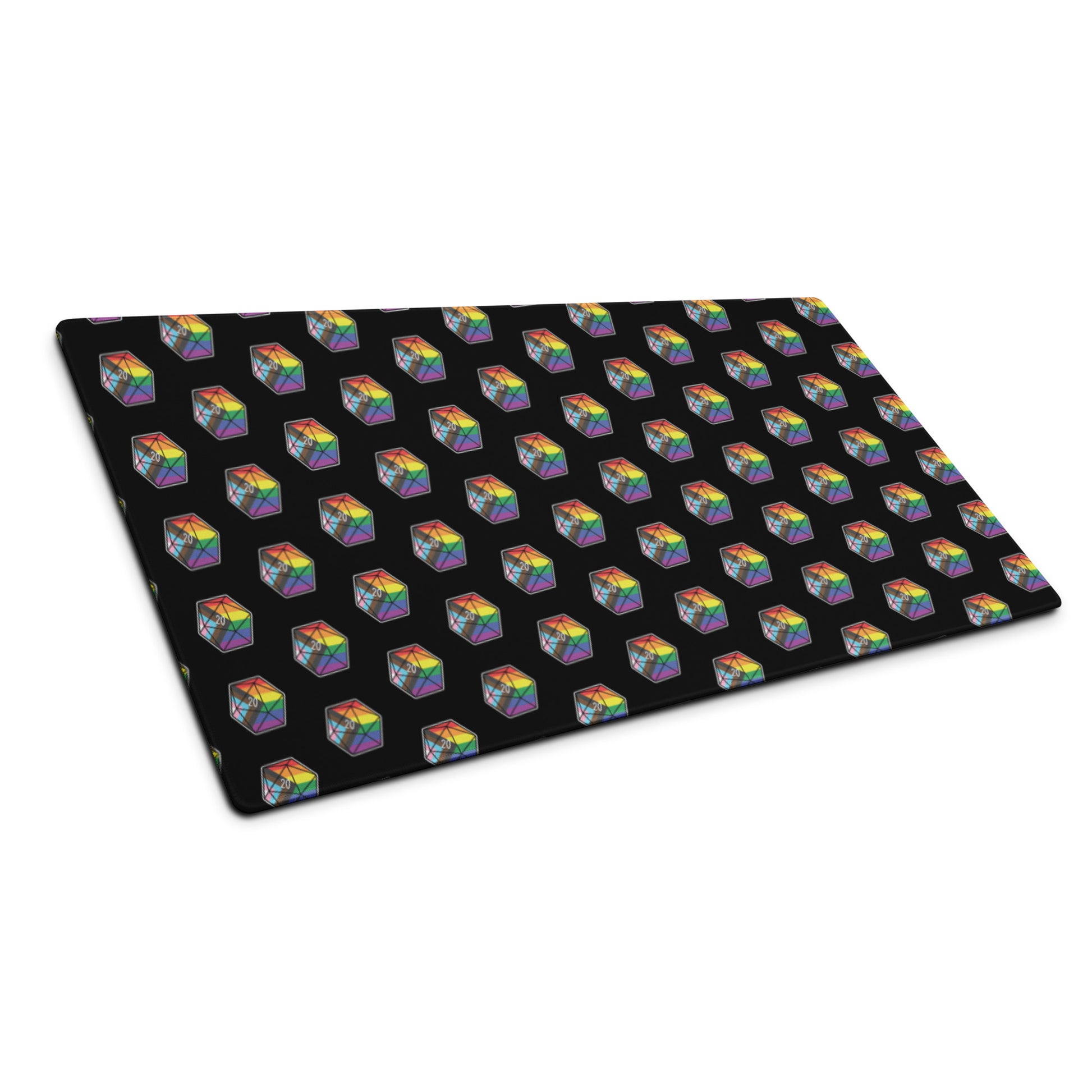 Pride D20 Play Mat  Level 1 Gamers Default Title