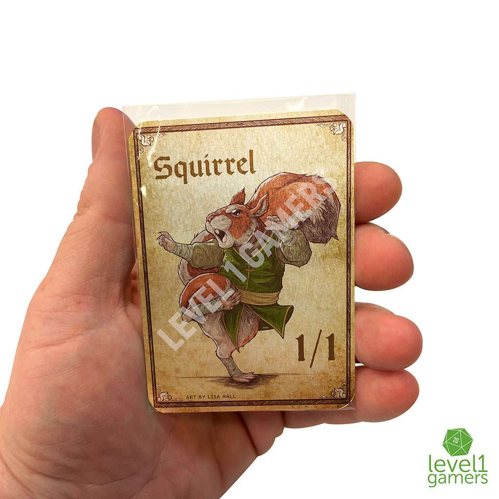 Squirrel - Metal Token Magic Card Level 1 Gamers