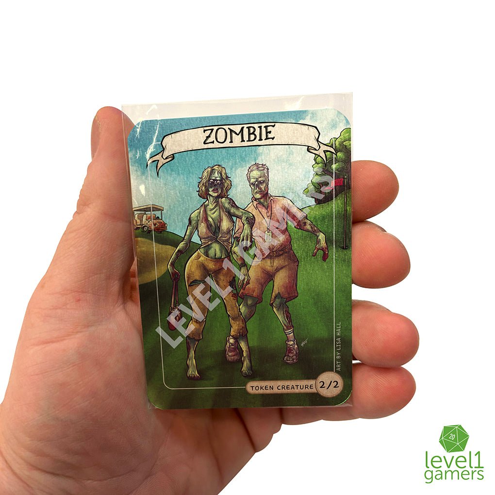 Zombie - Metal Token Magic Card Level 1 Gamers