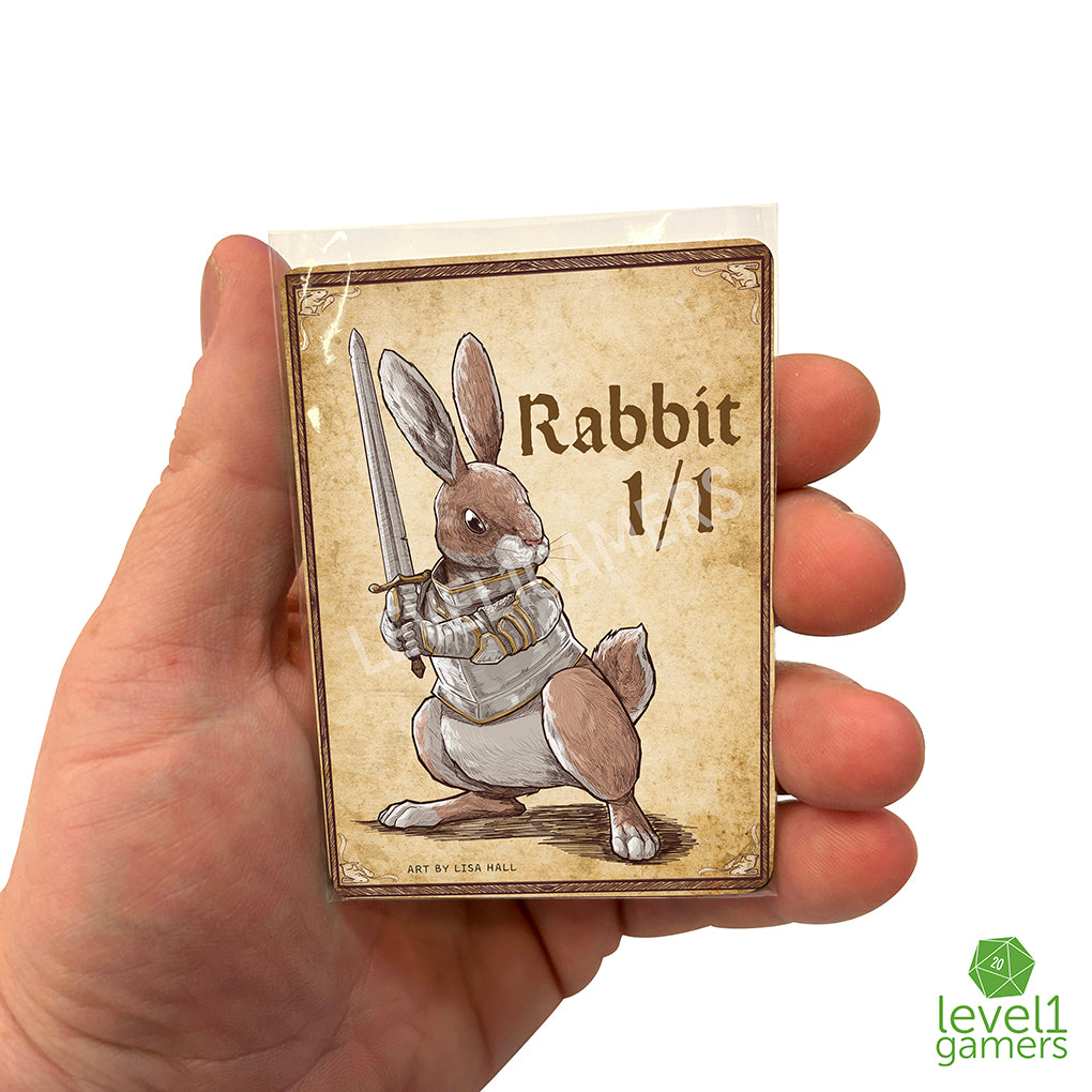 Rabbit Token Magic Card Pack (5 Cards) - Preorder Level 1 Gamers