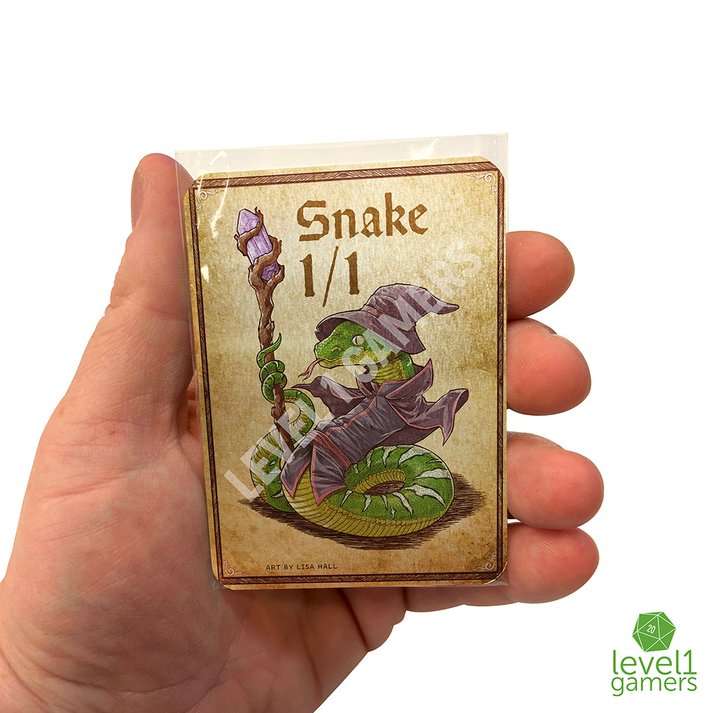 Snake - Metal Token Magic Card Level 1 Gamers