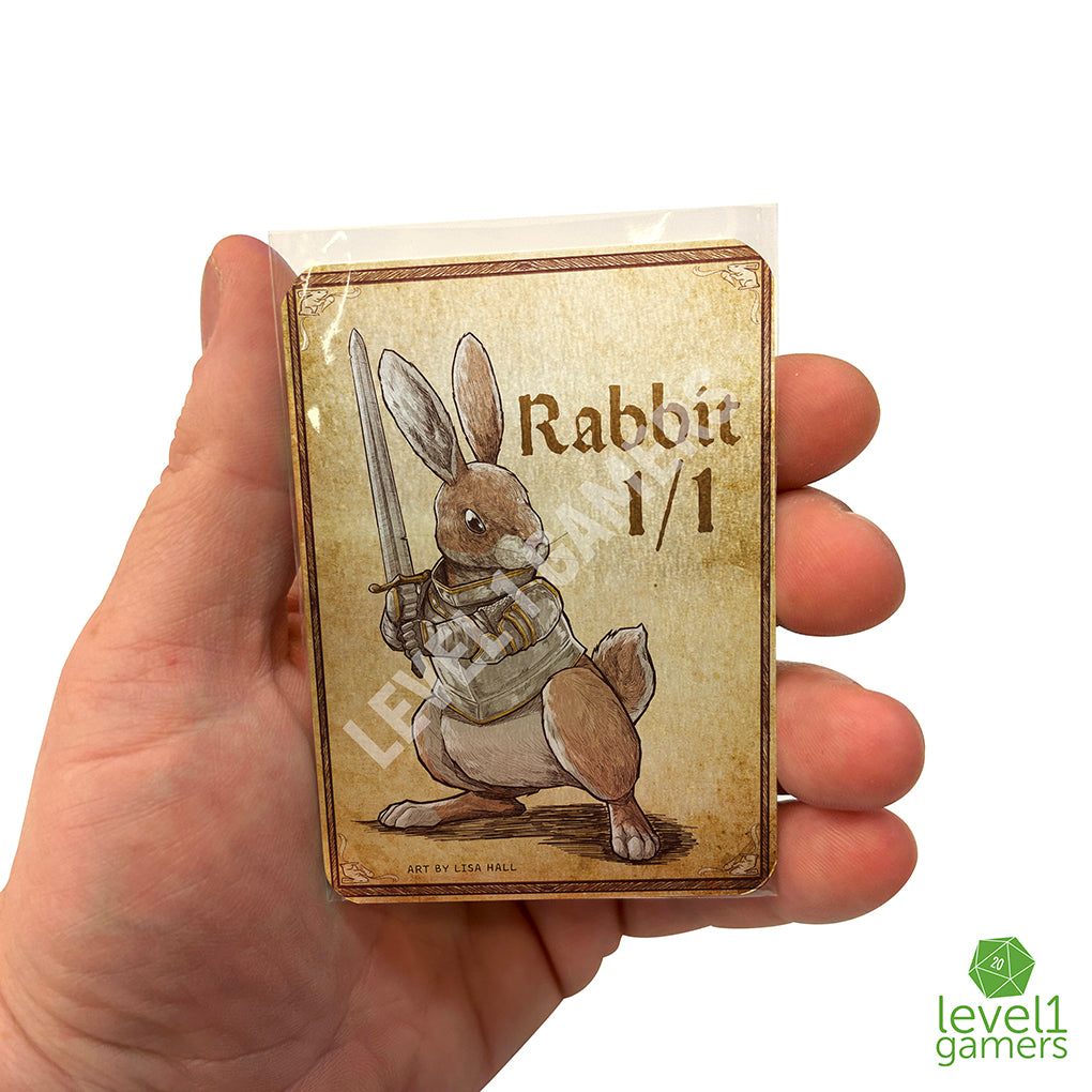 Rabbit - Metal Token Magic Card Level 1 Gamers