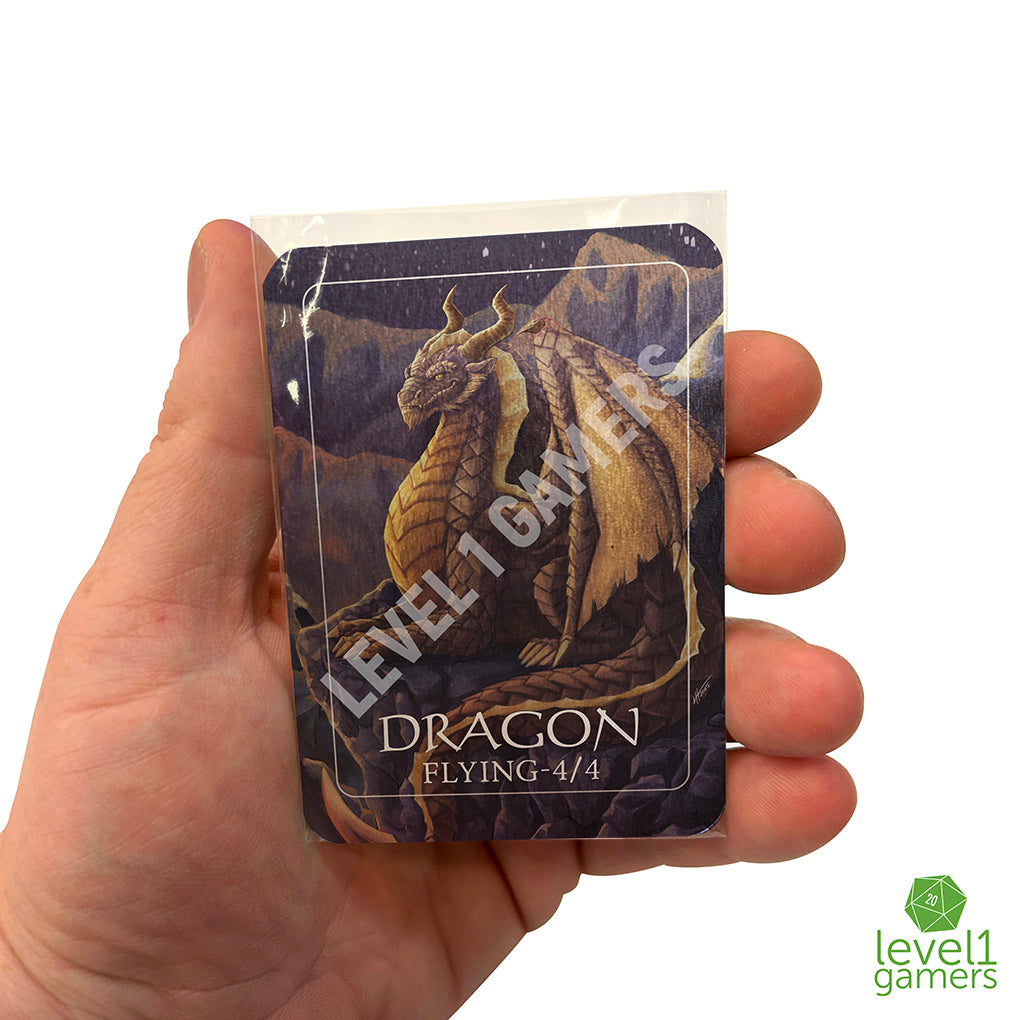 Dragon - Metal Token Magic Card Level 1 Gamers
