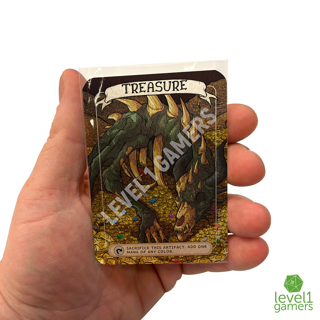 Dragon Treasure - Metal Token Magic Card Level 1 Gamers