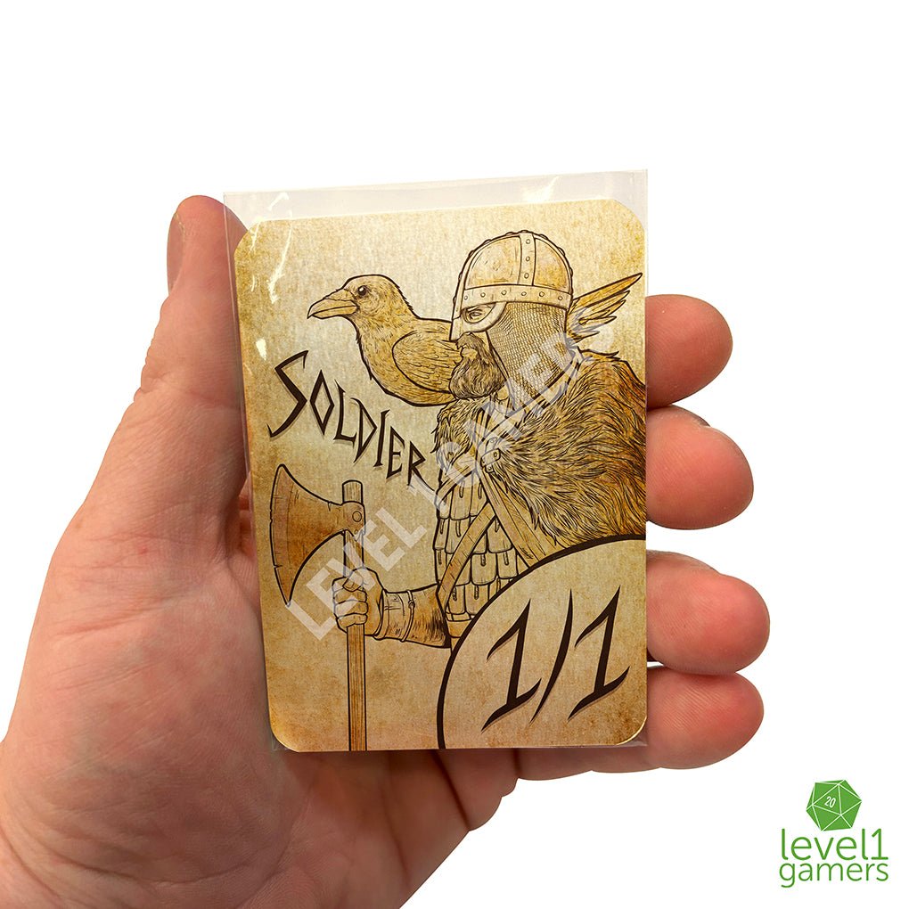 Viking Soldier - Metal Token Magic Card Level 1 Gamers