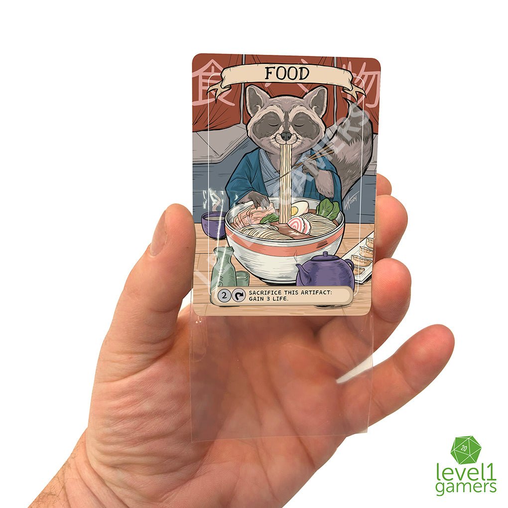 Ramen Raccoon Token Magic Card Pack (5 Cards) Level 1 Gamers