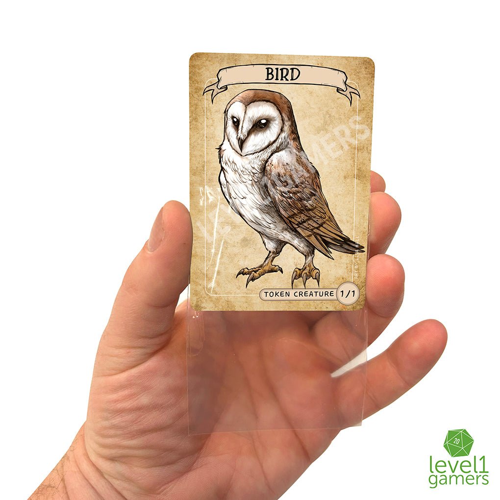 Bird Owl Token Magic Card Pack (5 Cards) Level 1 Gamers