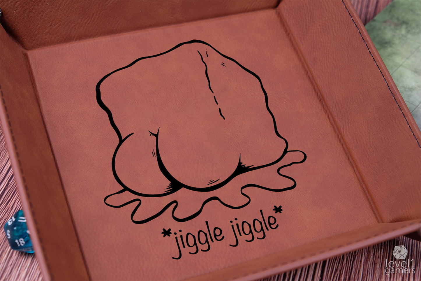 Dummy Thicc Gelatinous Cube Dice Tray Dice Trays Level 1 Gamers