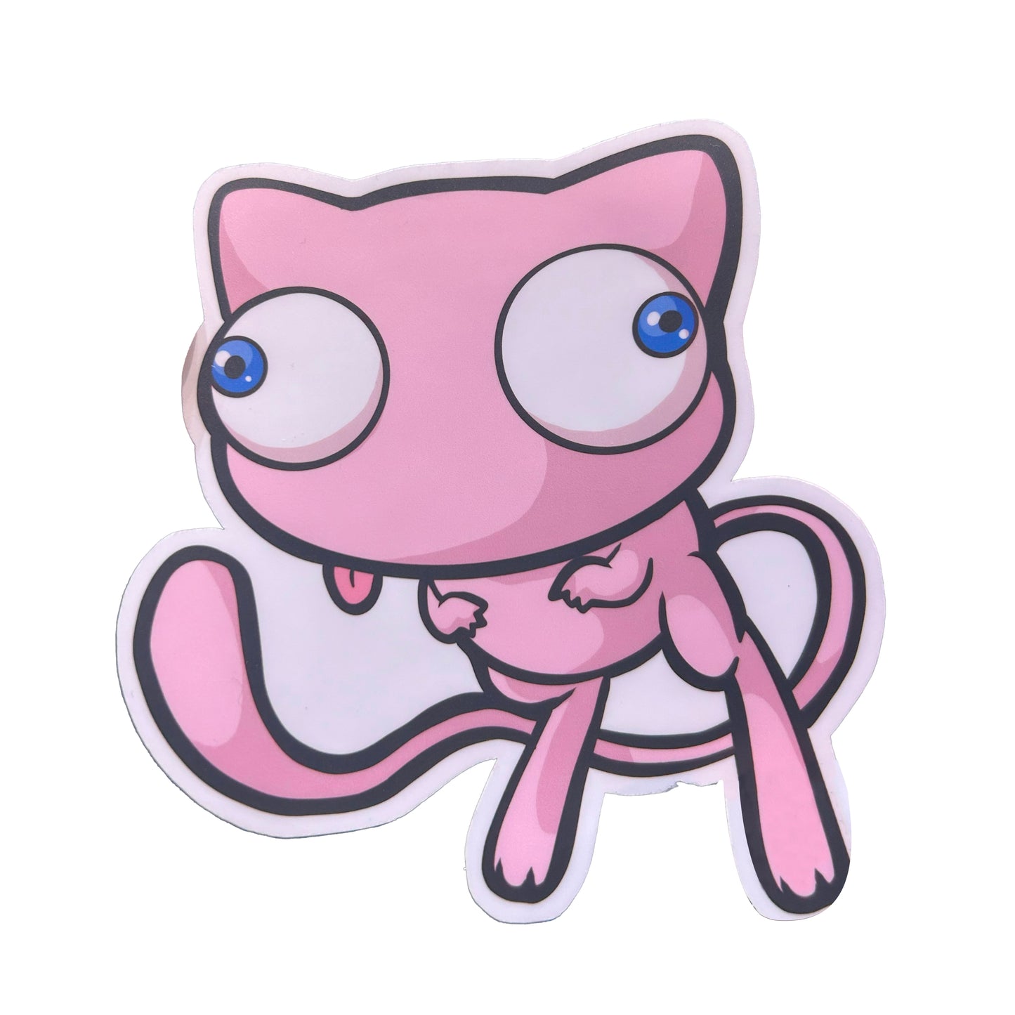 Derpy Mew Sticker - Adorable Decal For Collectors Level 1 Gamers