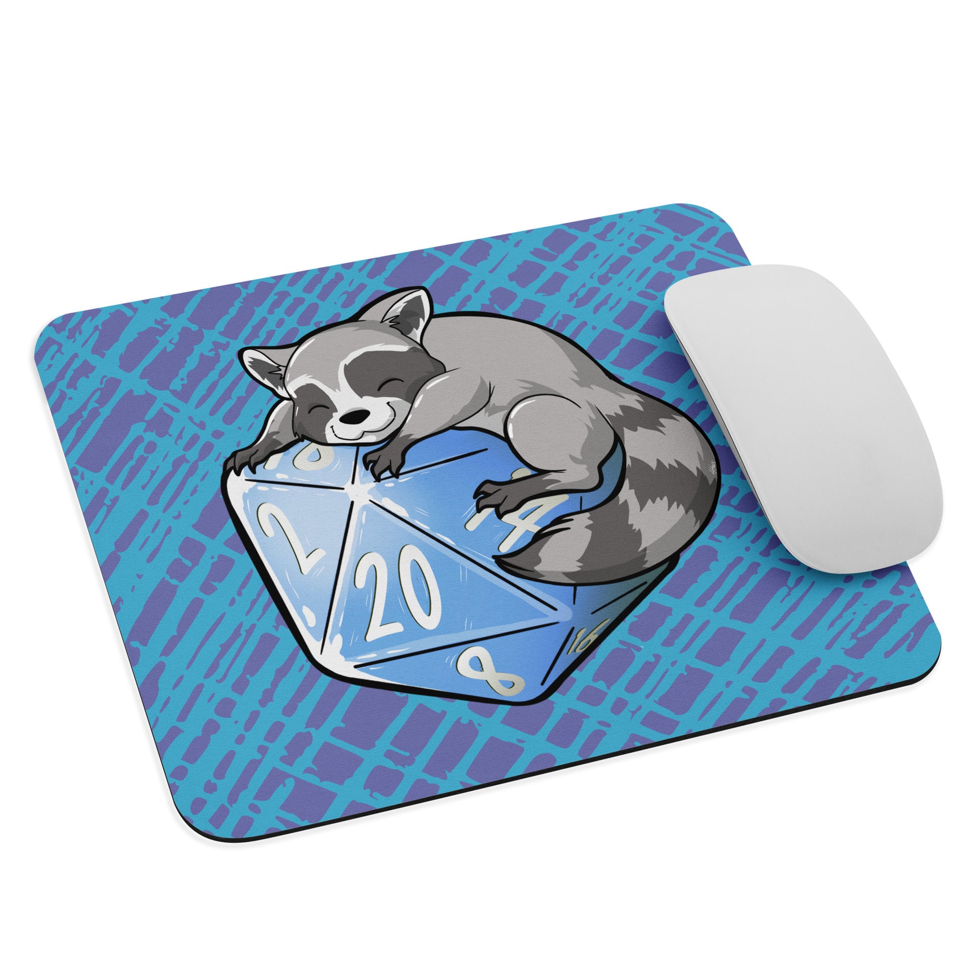 Trash Panda on a D20 Mouse pad  Level 1 Gamers Default Title