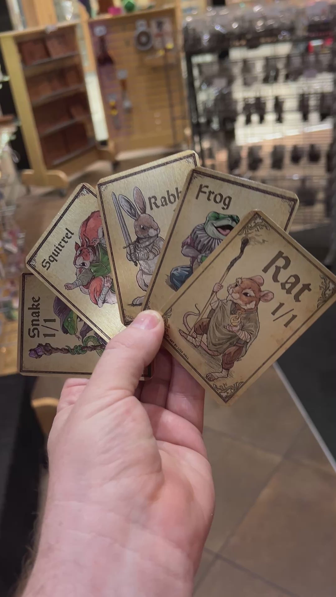 Animal - Metal Token Magic Card Pack Level 1 Gamers