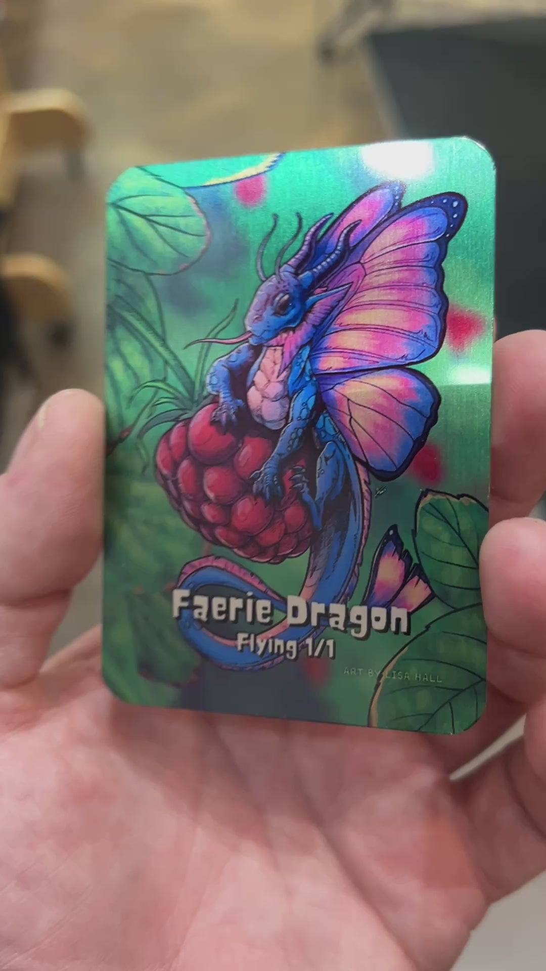 Faerie Dragon - Metal Token Magic Card Level 1 Gamers