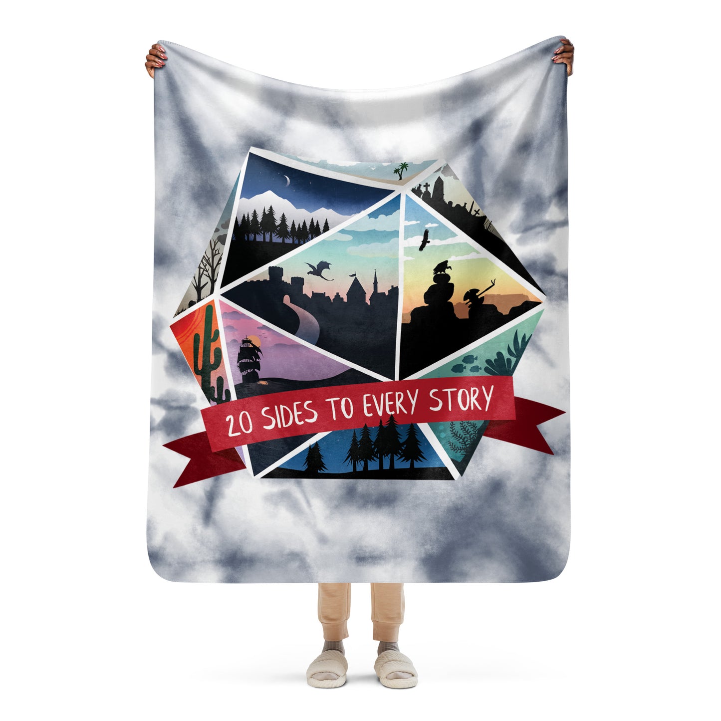 20 sides to Every Story Sherpa blanket Level 1 Gamers Default Title