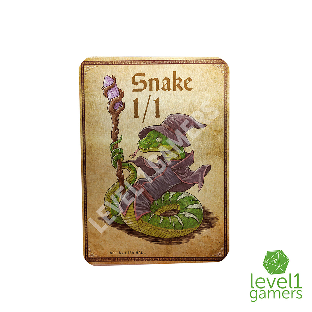Snake - Metal Token Magic Card Level 1 Gamers