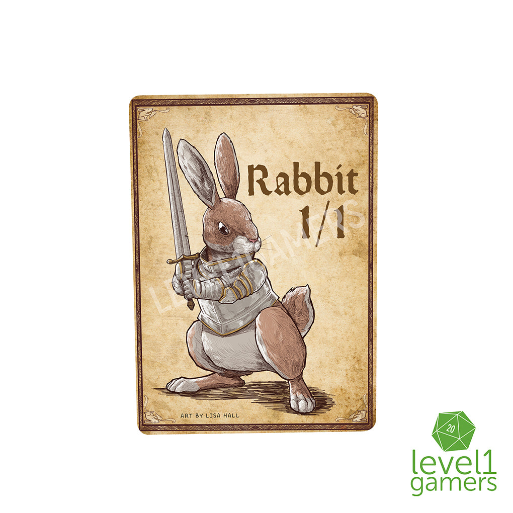 Rabbit Token Magic Card Pack (5 Cards) - Preorder Level 1 Gamers