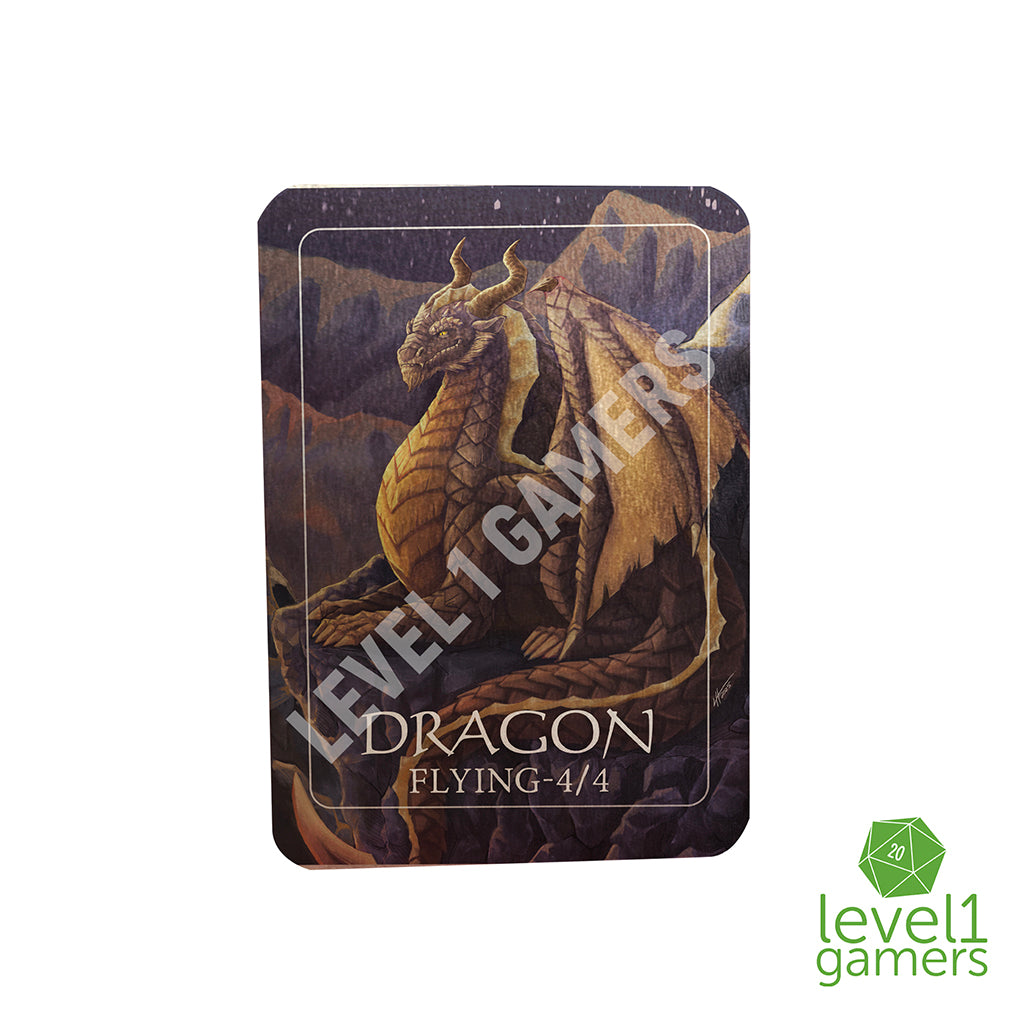 Dragon - Metal Token Magic Card Level 1 Gamers