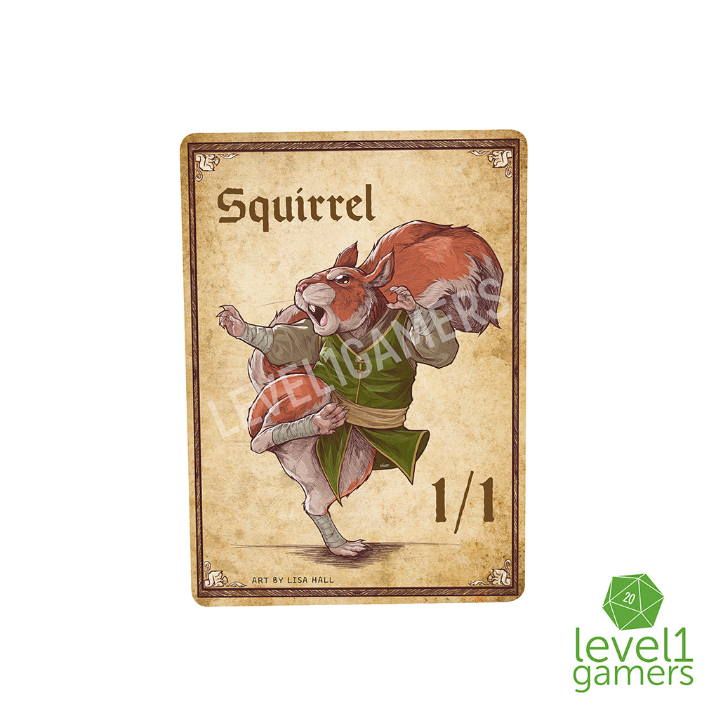 Squirrel Token Magic Card Pack (5 Cards) - Preorder Level 1 Gamers