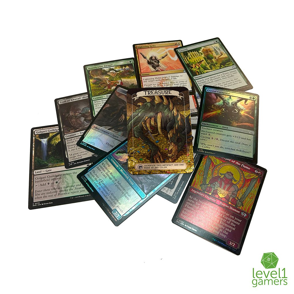 Dragon Treasure - Metal Token Magic Card Level 1 Gamers
