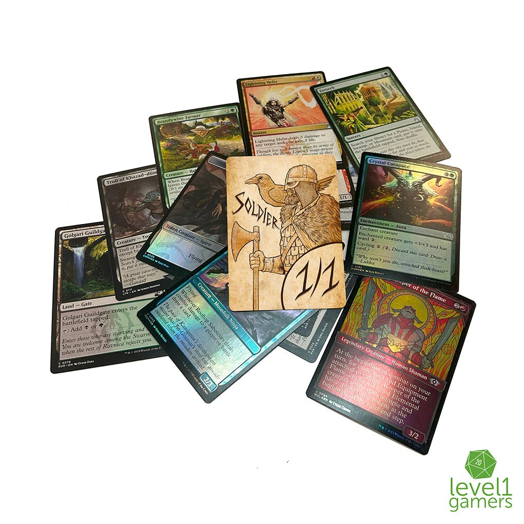 Viking Soldier Token Magic Card Pack (5 Cards) Level 1 Gamers